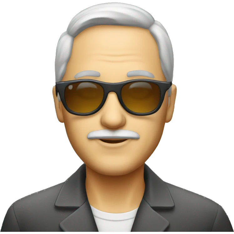 Philosophy teacher with sunglasses  emoji