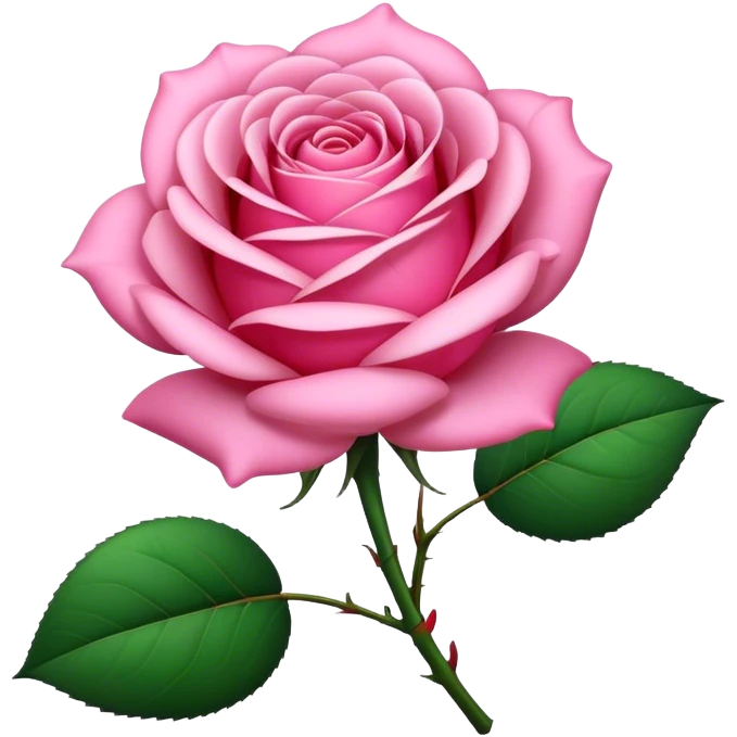 Flor rosa  emoji