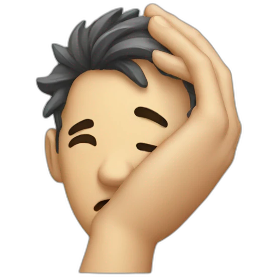 Facepalm emoji
