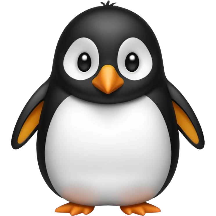 A sad peguin emoji