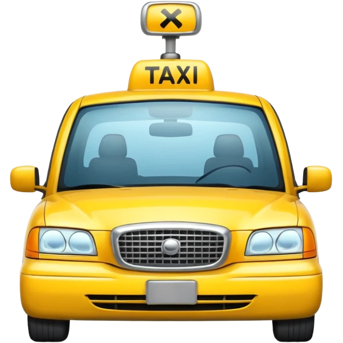 taxi cab emoji