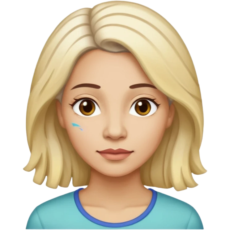 Chica con mechas de 45 años se llama Lourdes y es su santo emoji