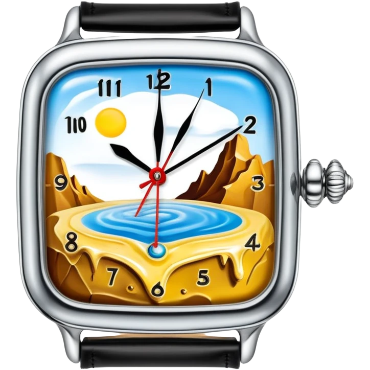 surreal melting SPAM watch dali landscape emoji