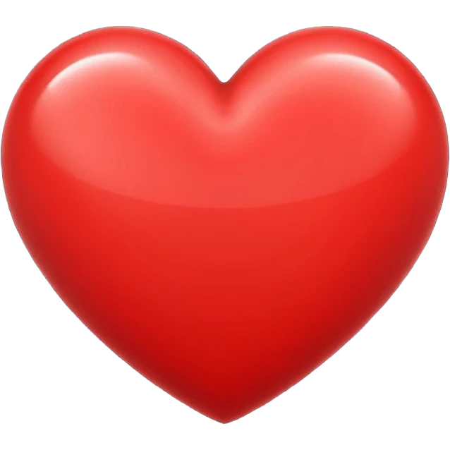 Red heart emoji