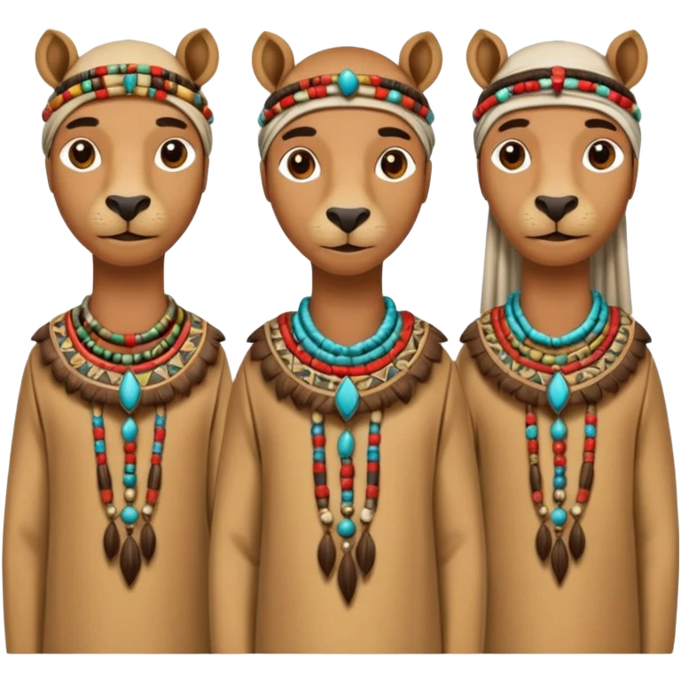 5 animaux oriental béduin emoji