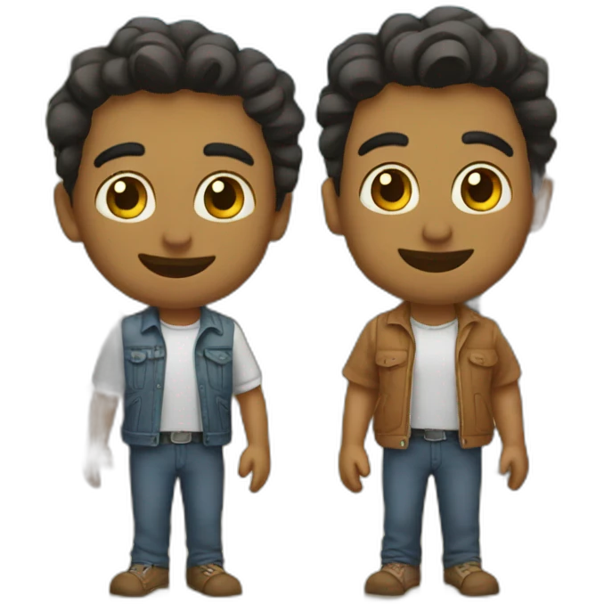 Paseo amigos  emoji