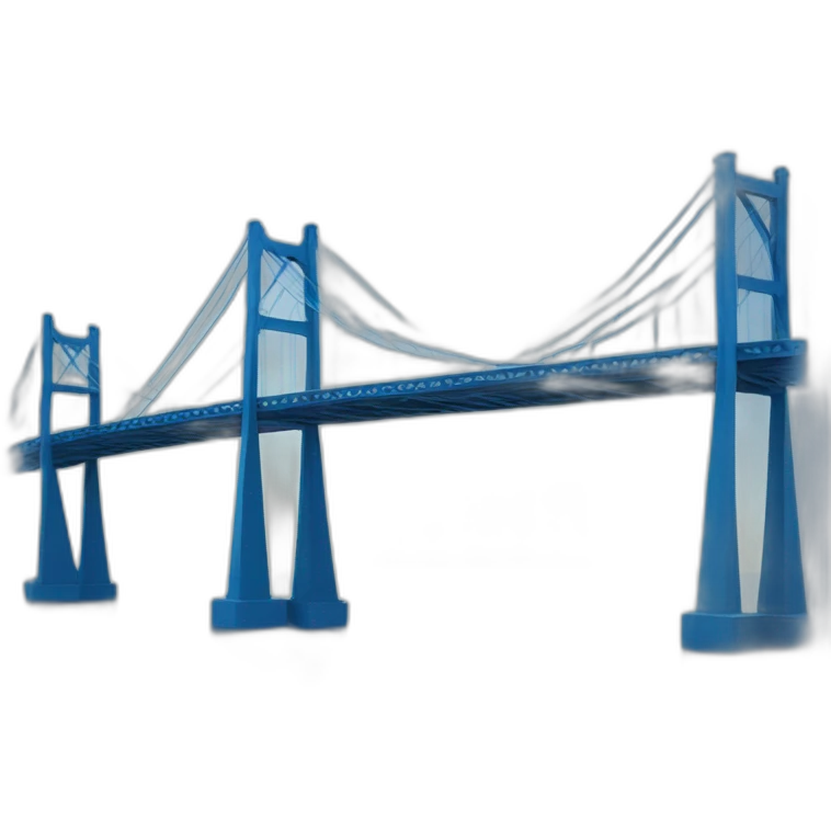 blue bridge emoji