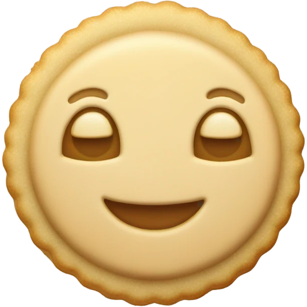 Sugar cookie emoji
