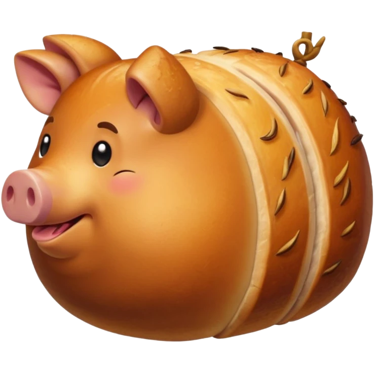 a roasted joint of pork emoji emoji