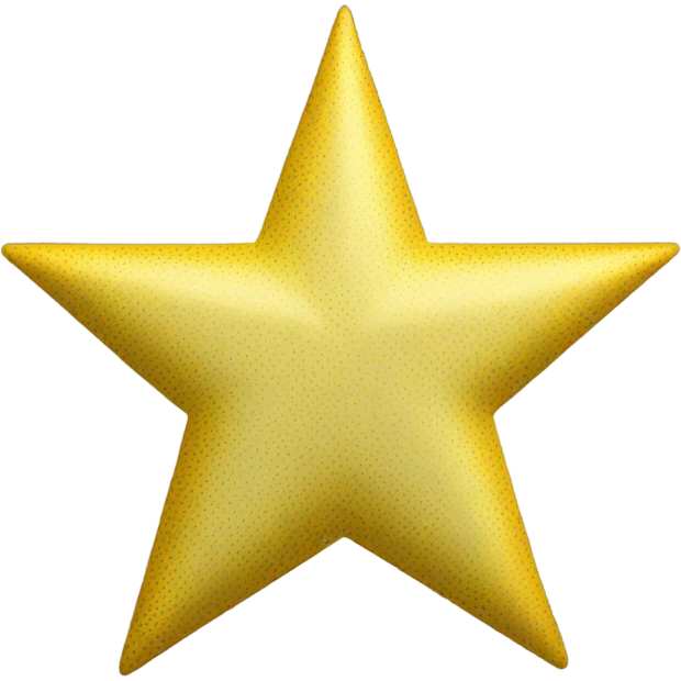 Half of a yellow star emoji