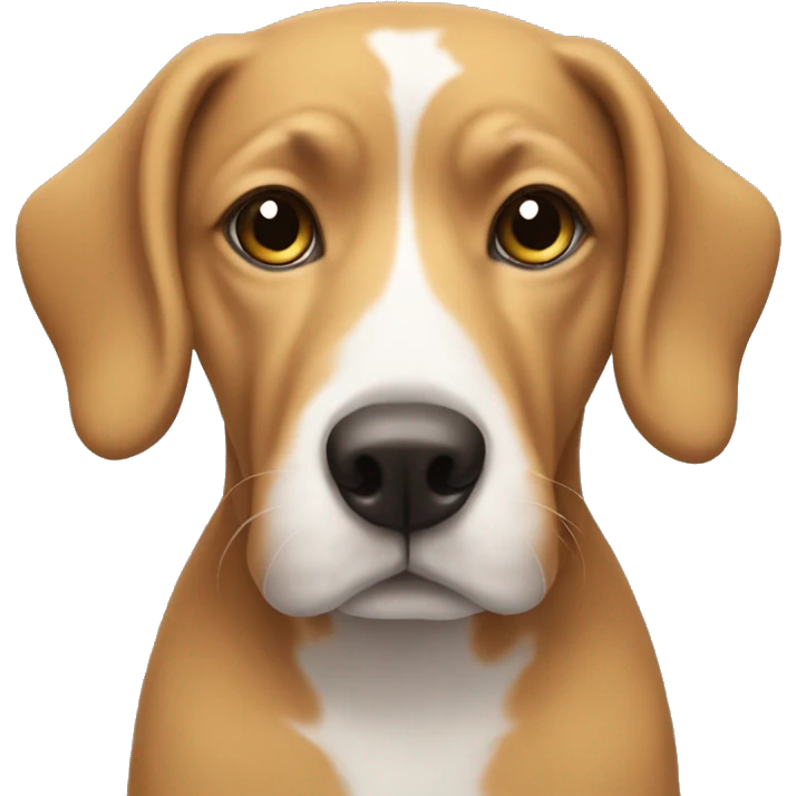 Dog side eyeing emoji