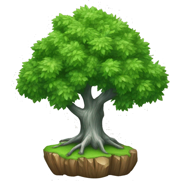 tree with diamond emoji