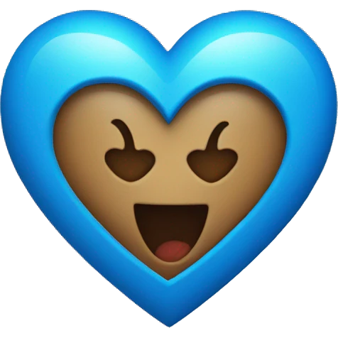 blue heart  emoji