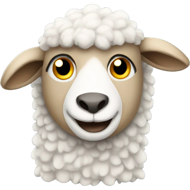 Sheep student emoji