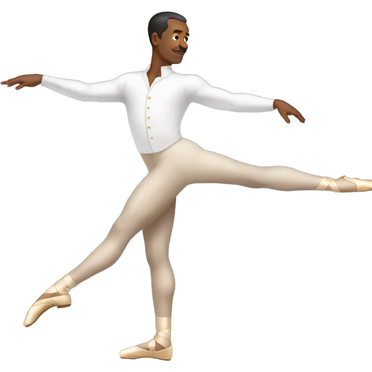 Man on pointe emoji