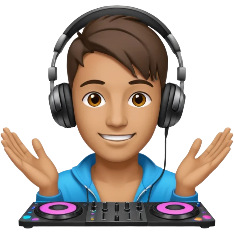 Techno/EDM musique dj festival emoji