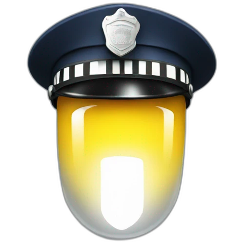 Police lights emoji