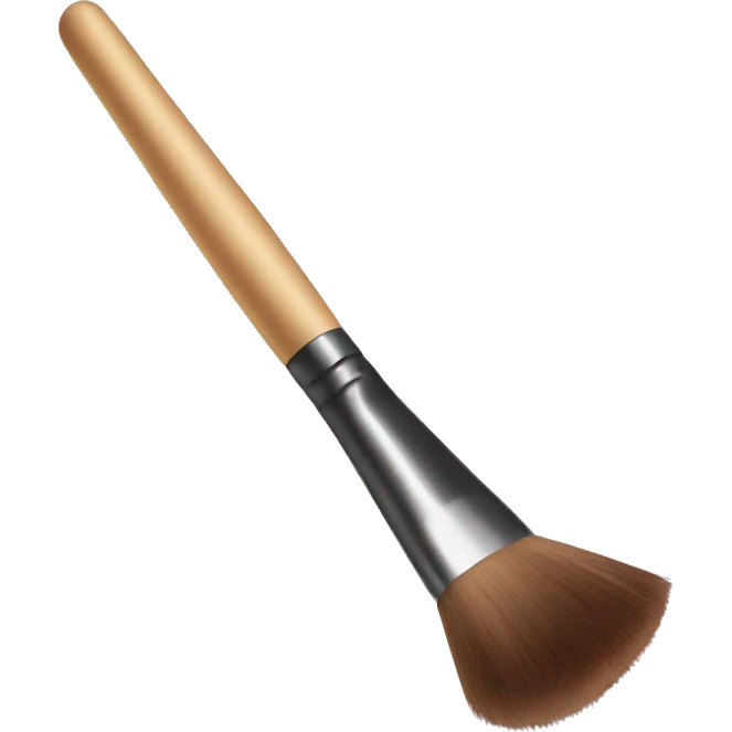 makeup brush & makeup emoji