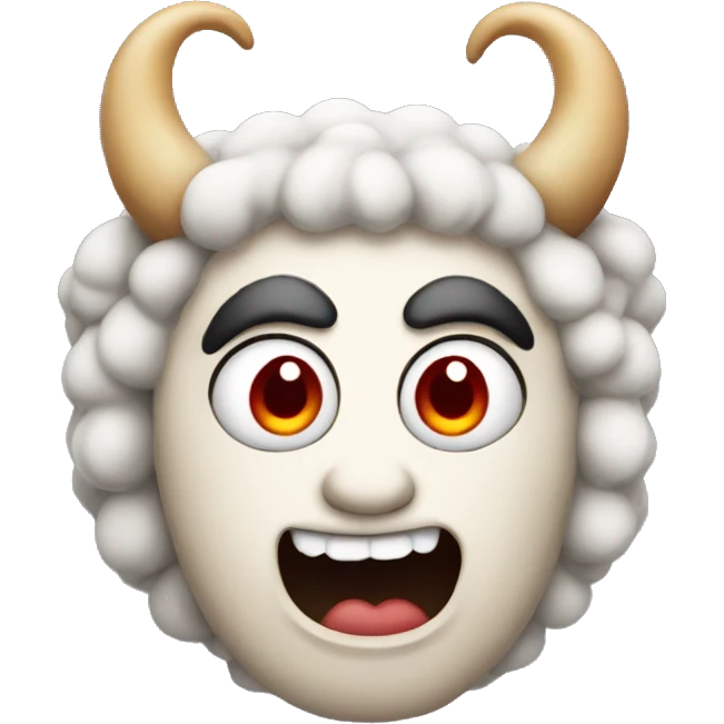 devil in sheep's clothing emoji
