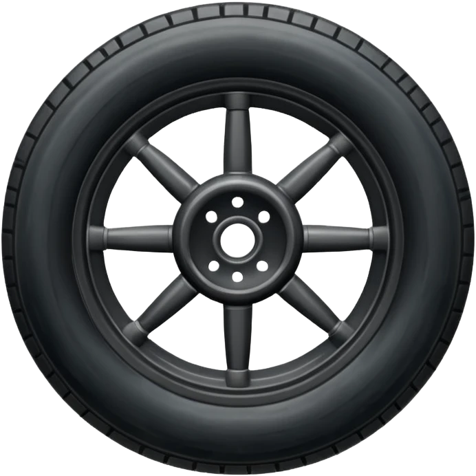 black plane wheel emoji