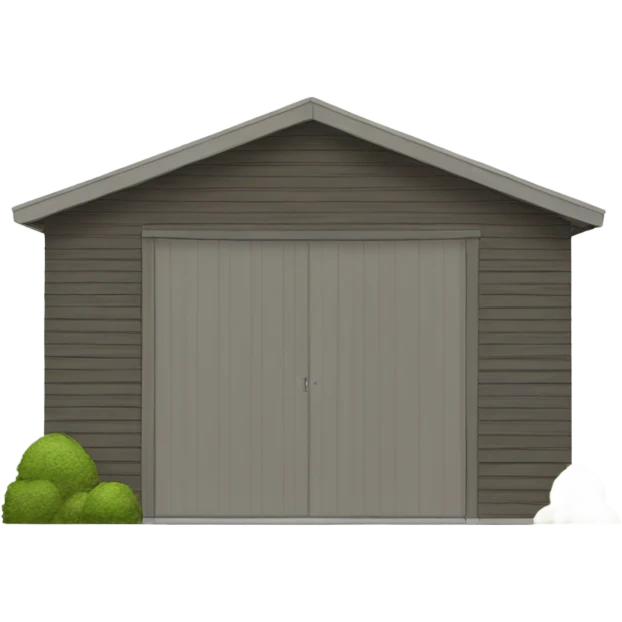 Single slope shed emoji