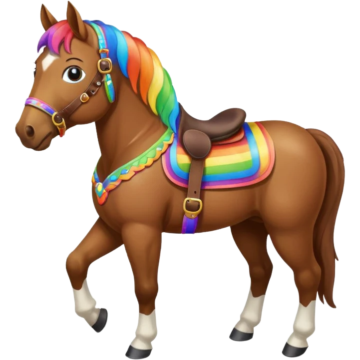 Caballo homosexual emoji