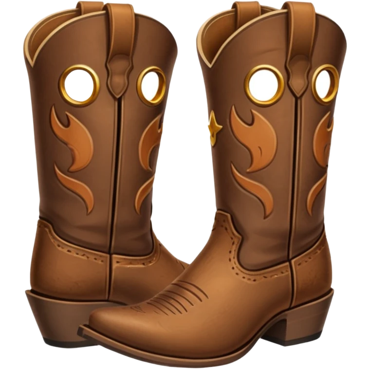 Cowboy boots emoji