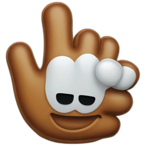 mickey glove thumb up emoji