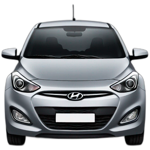 grey hyundai i20 from 2013 emoji