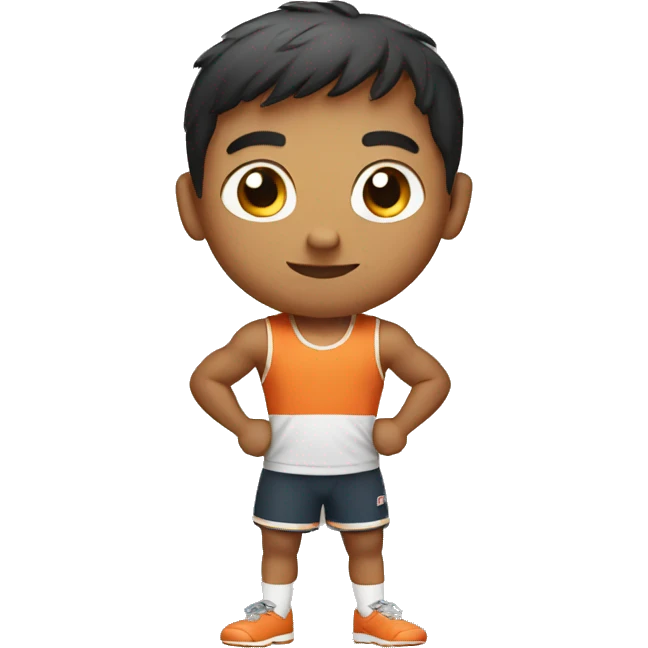 kid holding plank sport  emoji