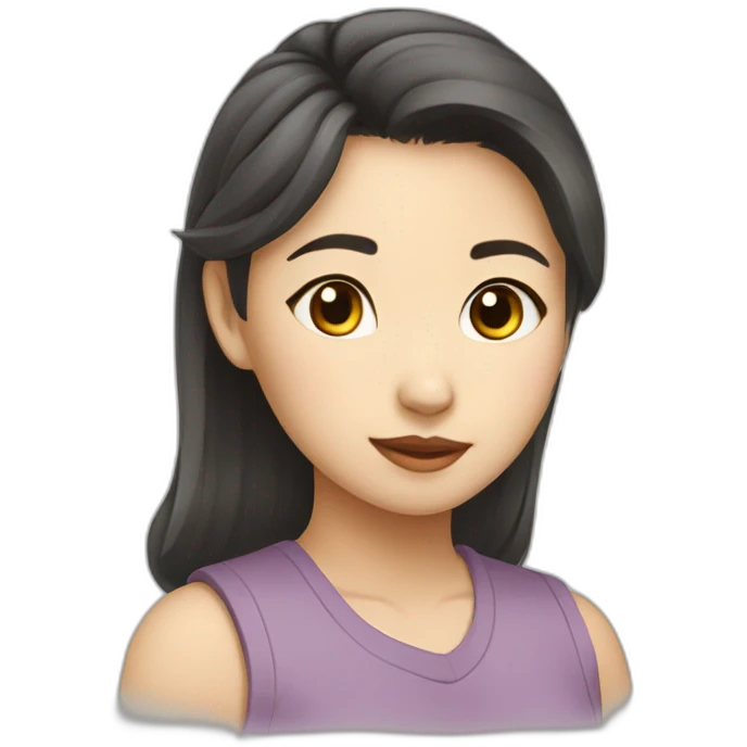 Asian Female Cute Cat ENTJ emoji