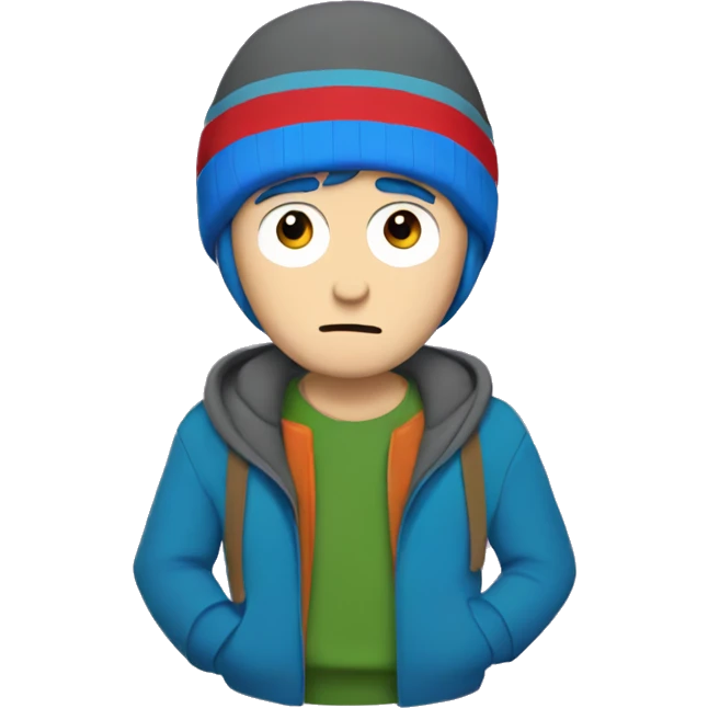 character Stan Marsh Colorful emoji