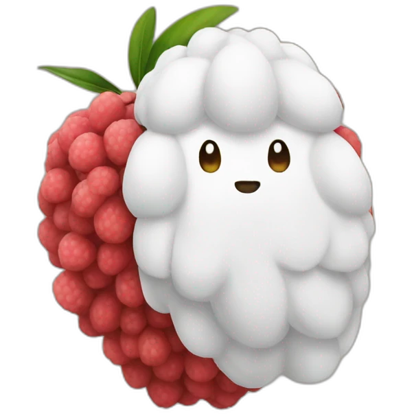 Litchi emoji