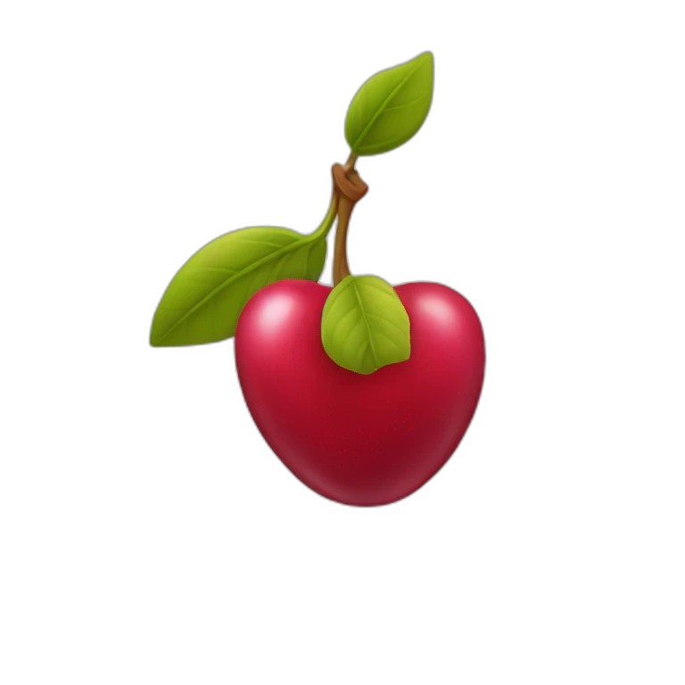 Bouteille de cerise emoji