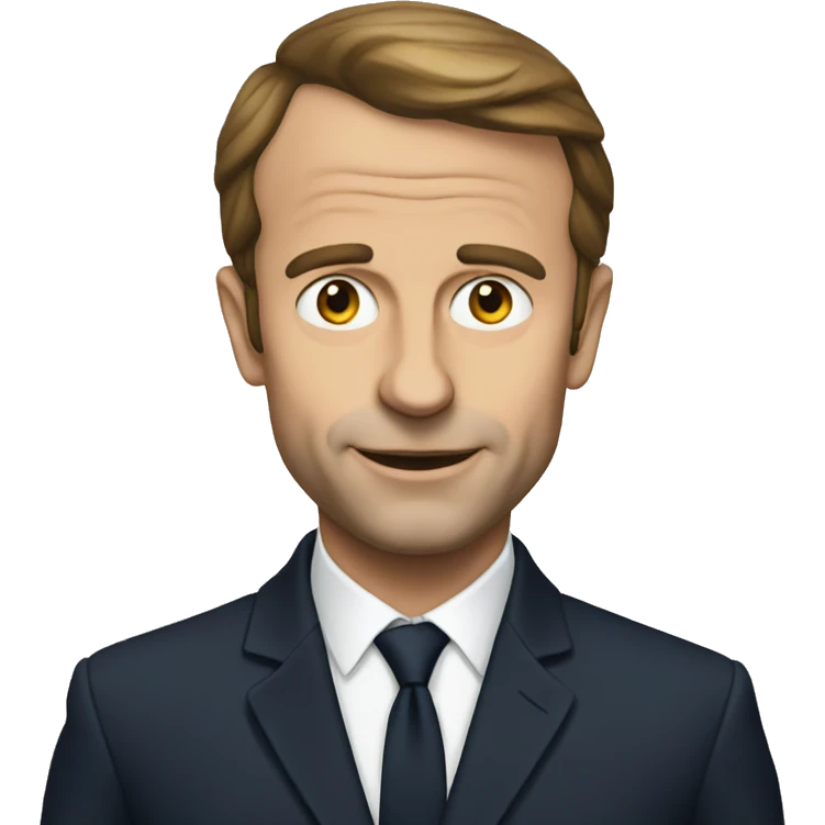 Macron disguised  emoji