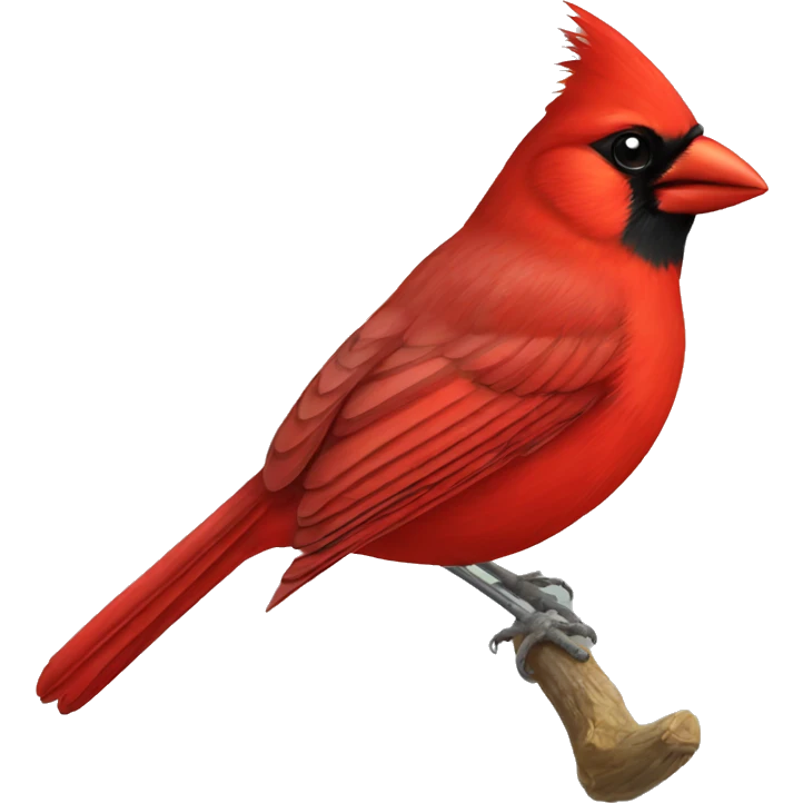 cardinal bird  emoji