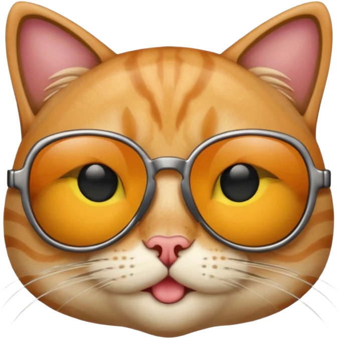 Cat wearing sunglasses emoji