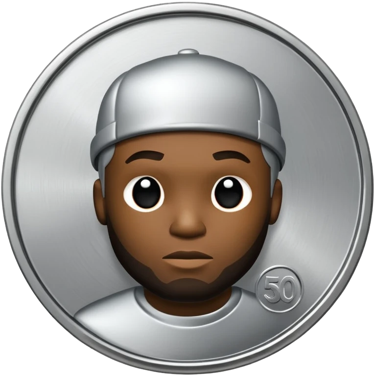 50 cent coin emoji