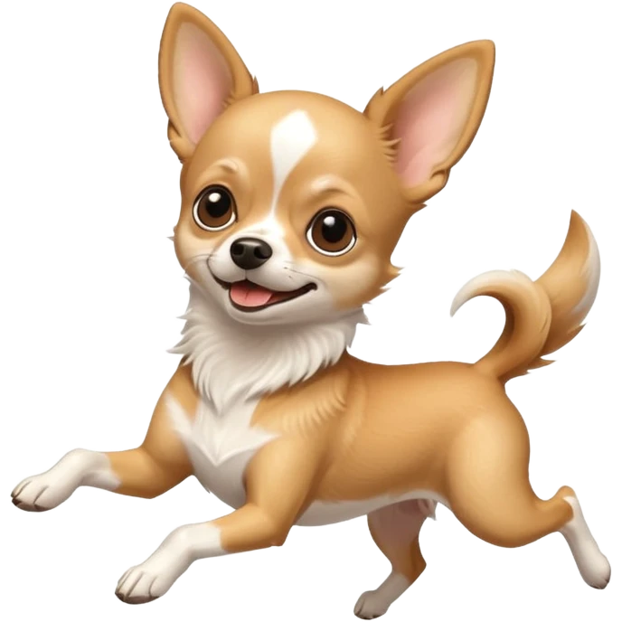 chihuahua running emoji