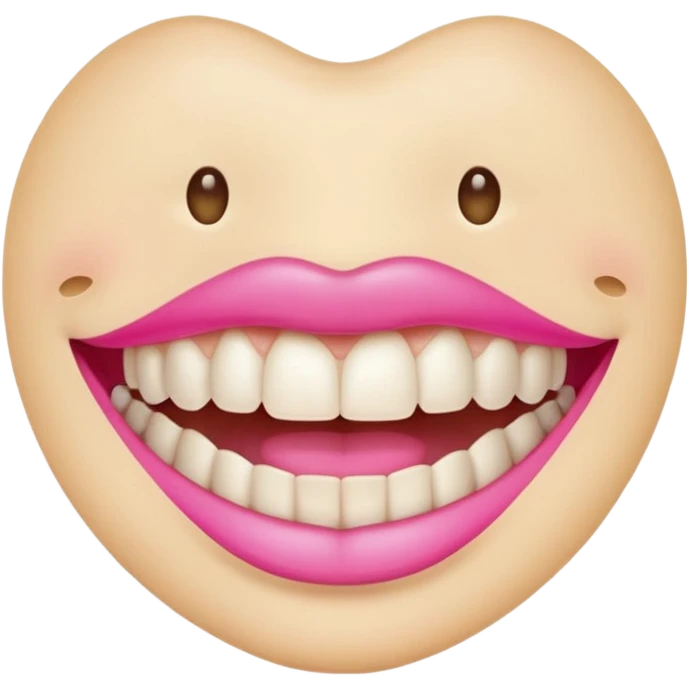 Una boca con frenillos emoji
