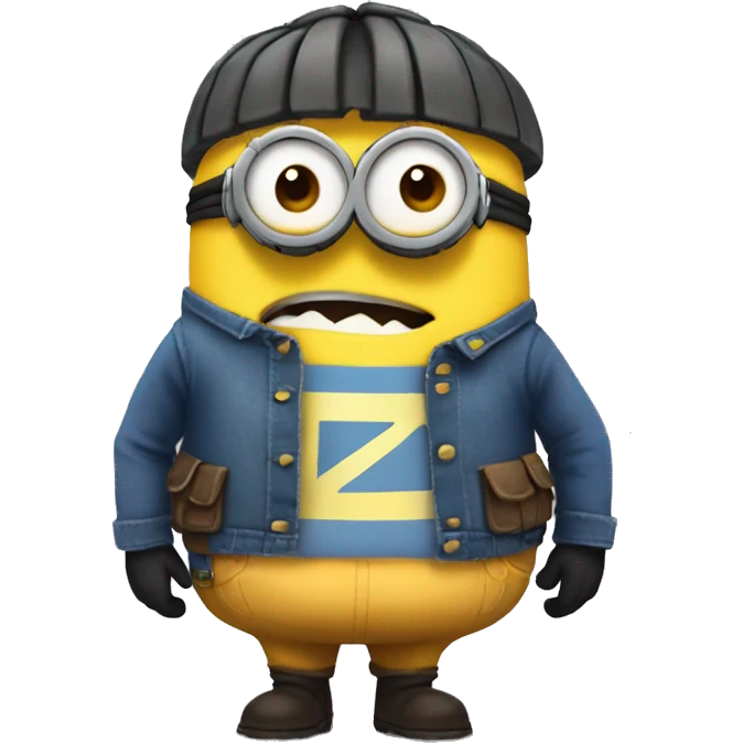 Despicable 4 character mega minion big back emoji