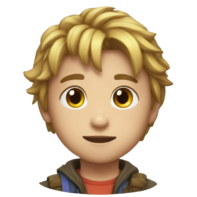 anak kecil main game emoji