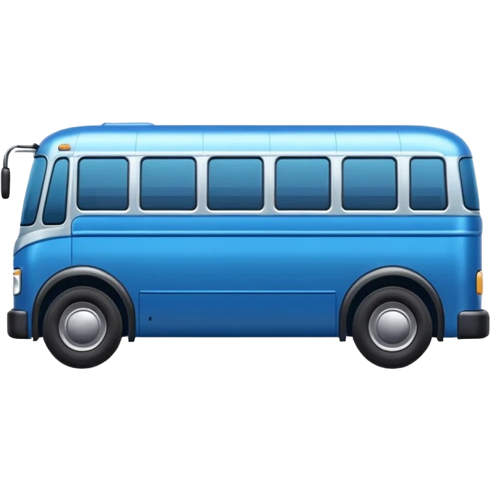 High resolution of  bus emoji