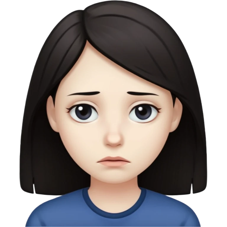 person that looks like they want to die emoji