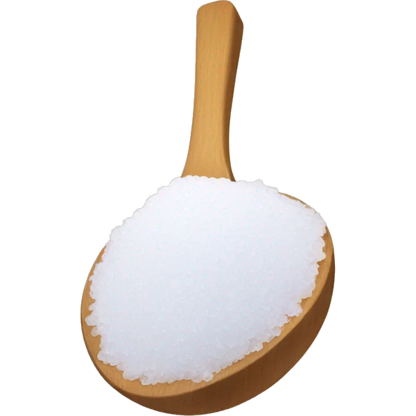 epsom salt with wooden spoon  emoji