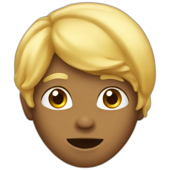 blond poop emoji