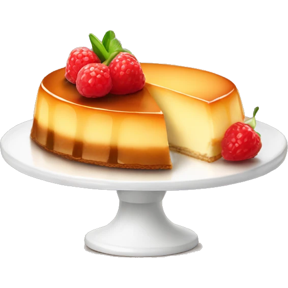 Flan pâtissier emoji