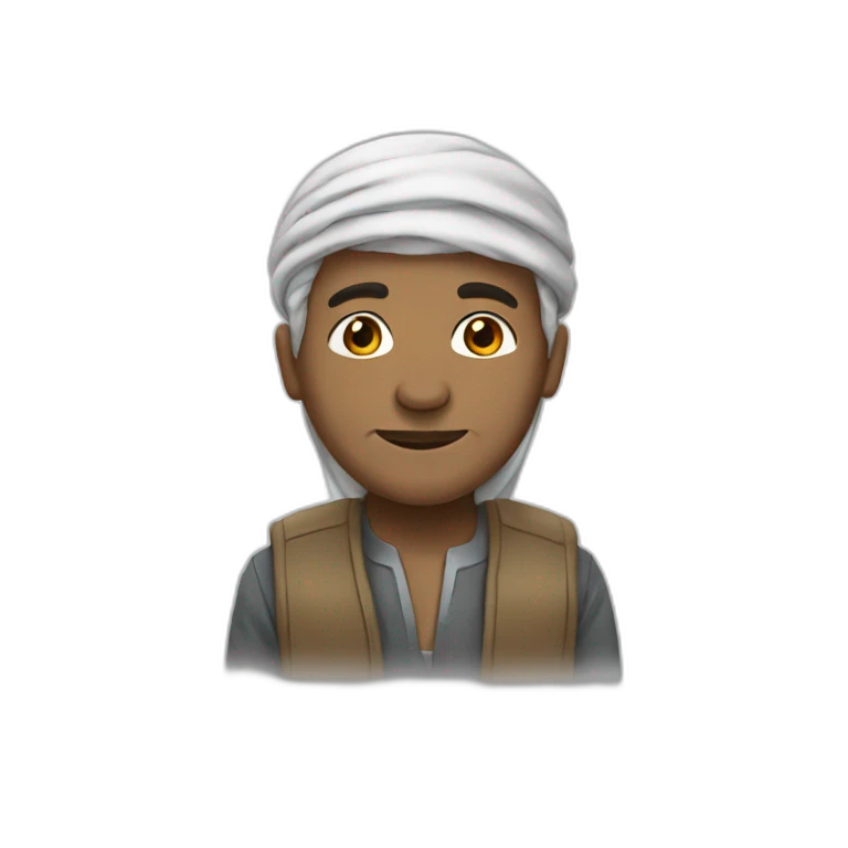 Un homme musulman emoji