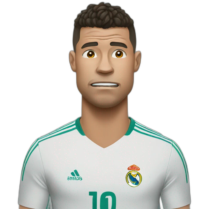 Ronaldo crying  emoji