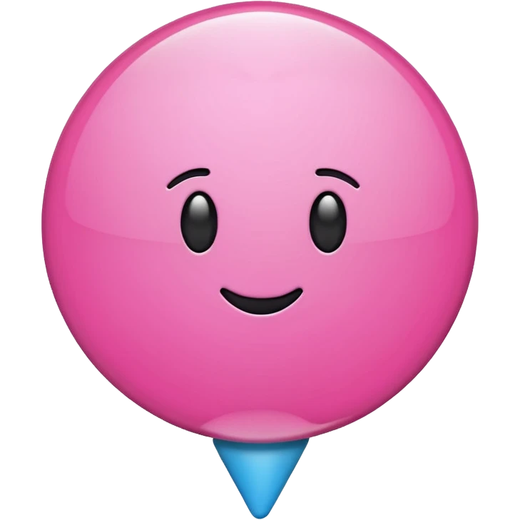 pink push pin  emoji